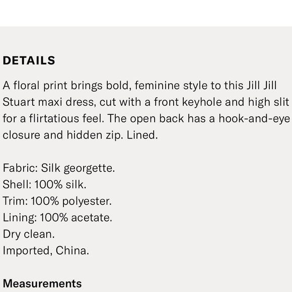 Like New Jill Jill Stuart maxi - Picture 2 of 5